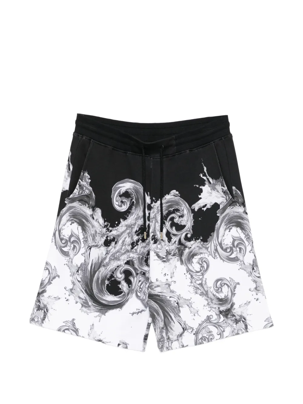 Versace Jeans Couture Barocco-print shorts - Schwarz