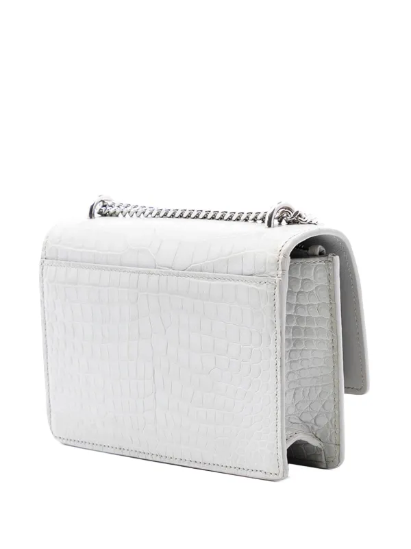 Saint Laurent Pre-Owned 2016-2025 ミニ クロコエンボスレザー