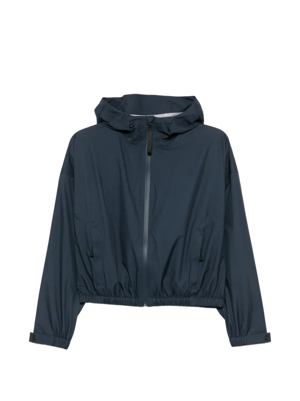 Alphatauri hooded elasticated-hem jacket - Blu