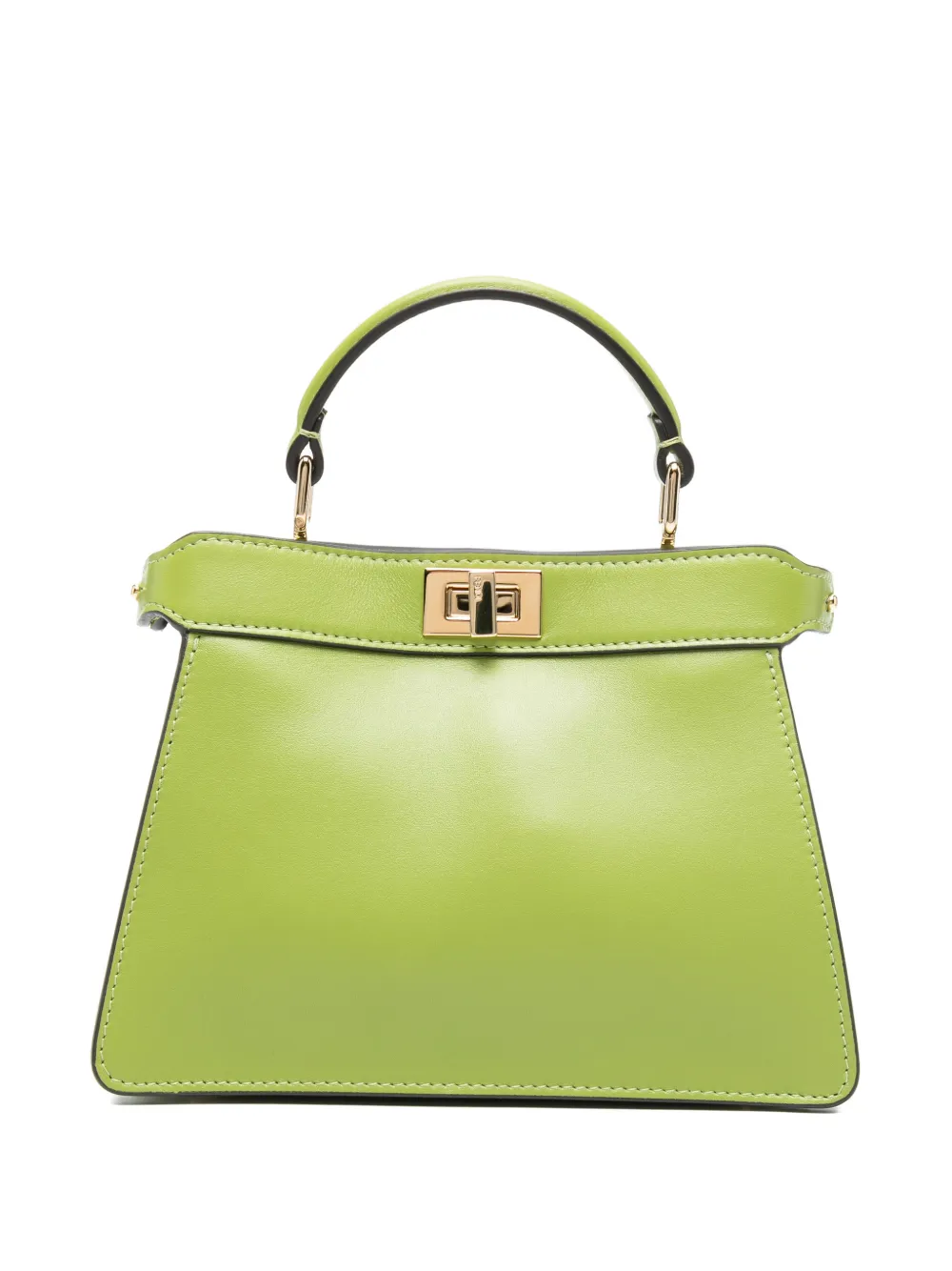 FENDI small Peekaboo ISeeU lock tote bag - Verde