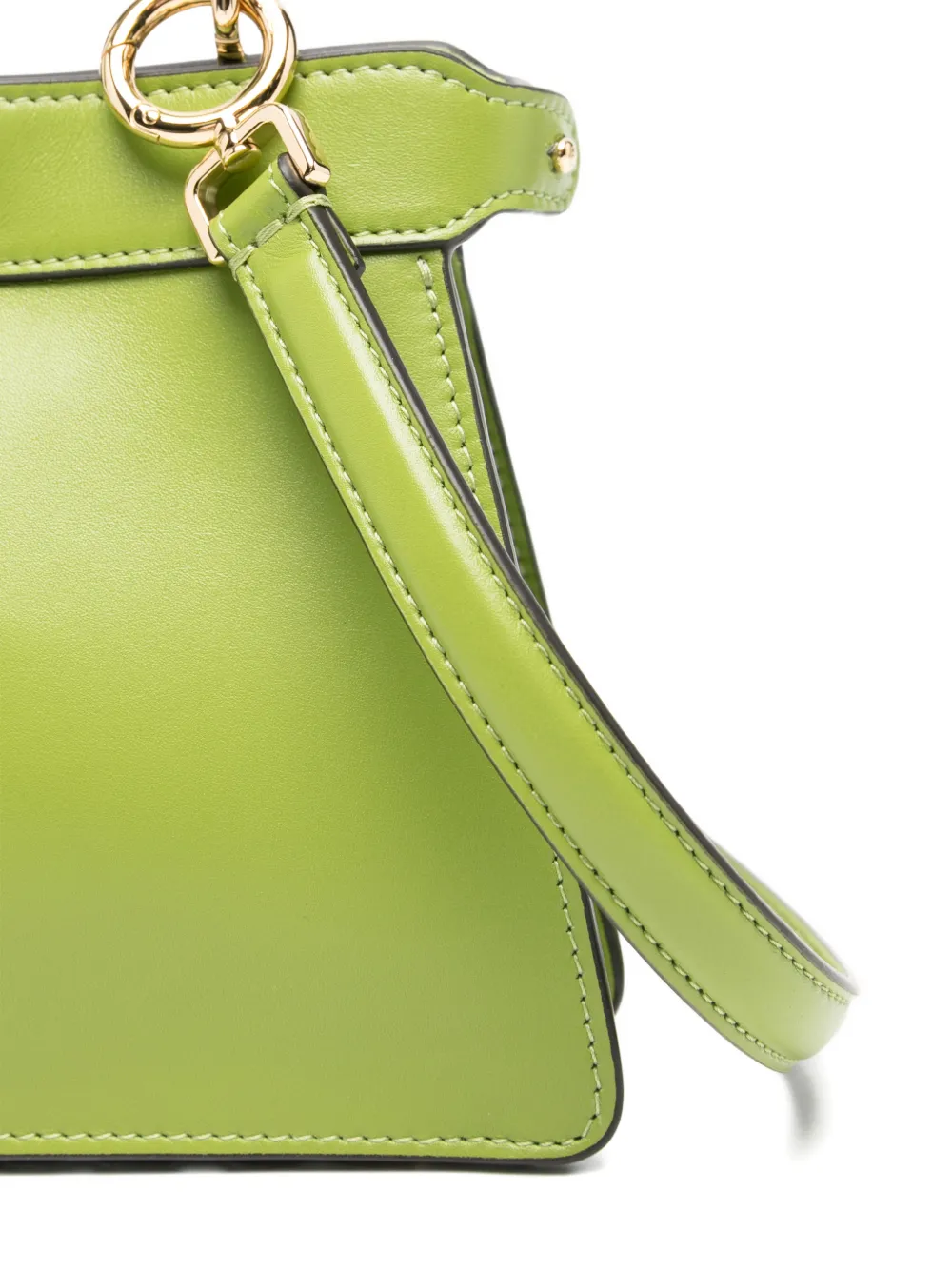FENDI Kleine Peekaboo ISeeU shopper met slot Groen