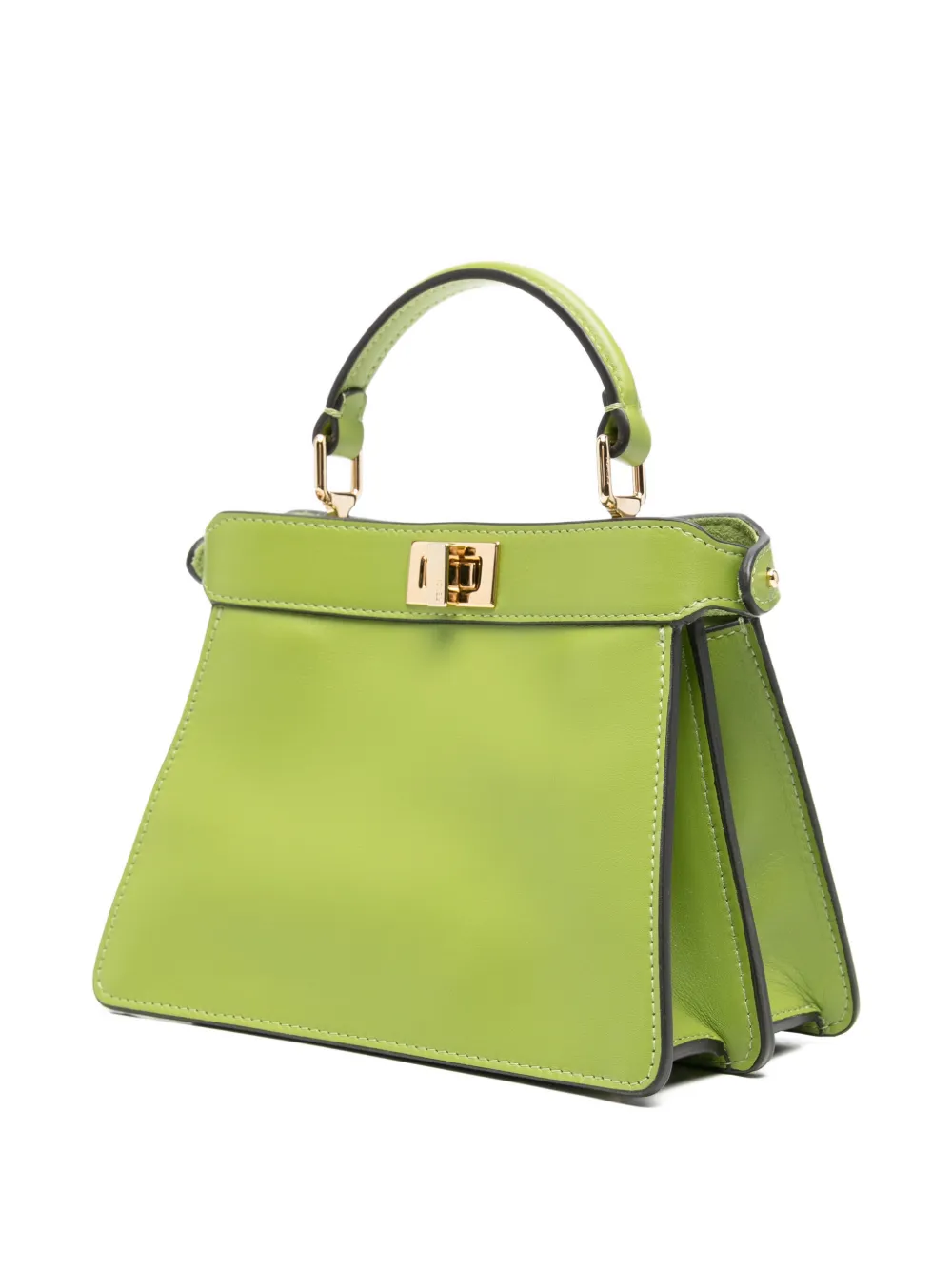 FENDI Kleine Peekaboo ISeeU shopper met slot Groen