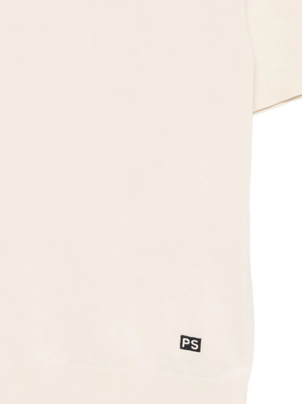  Ps Paul Smith Logo-embroidered T-shirt - Neutrals 