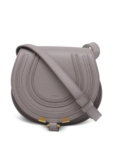 Chloé Vintage Marcie grained-leather shoulder bag