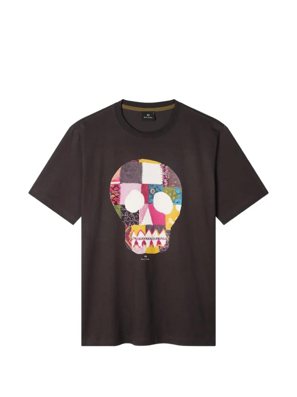 PS Paul Smith Fabric Skull print T-shirt - Grigio
