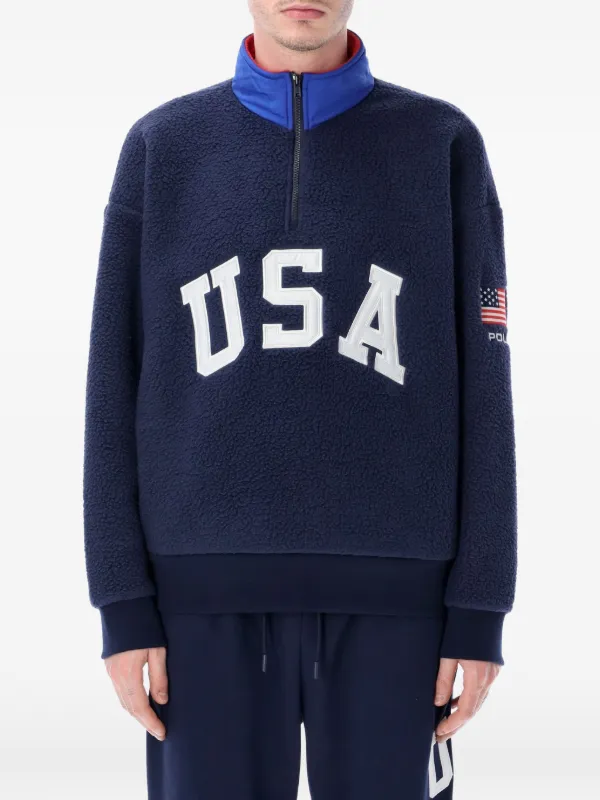 Polo Ralph Lauren ジップアップ セーター | ブルー | FARFETCH JP