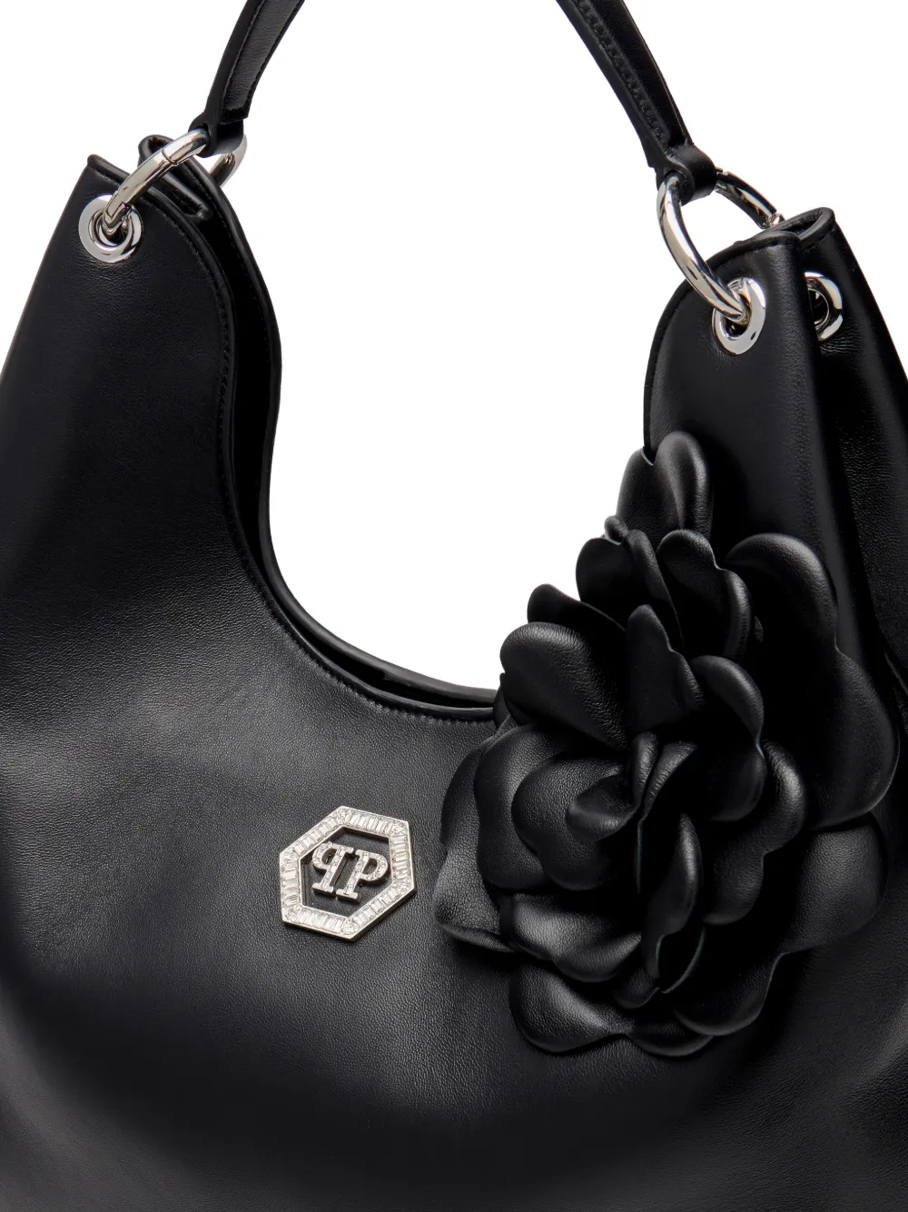 Philipp Plein Flower schoudertas Zwart