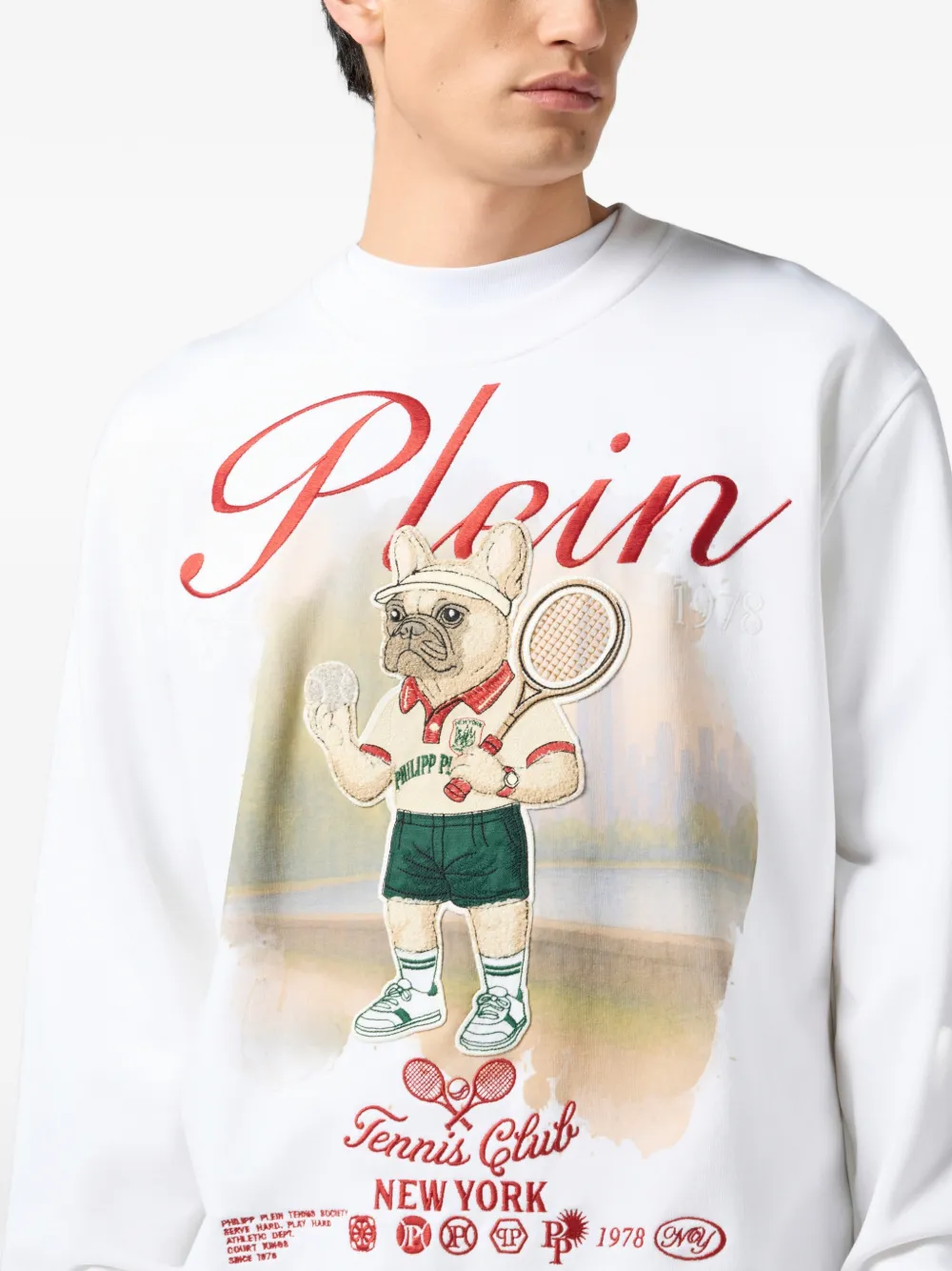 Philipp Plein Sweater met print Wit