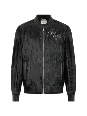 Rick Owens レザー ボンバージャケット | ブラック | FARFETCH JP
