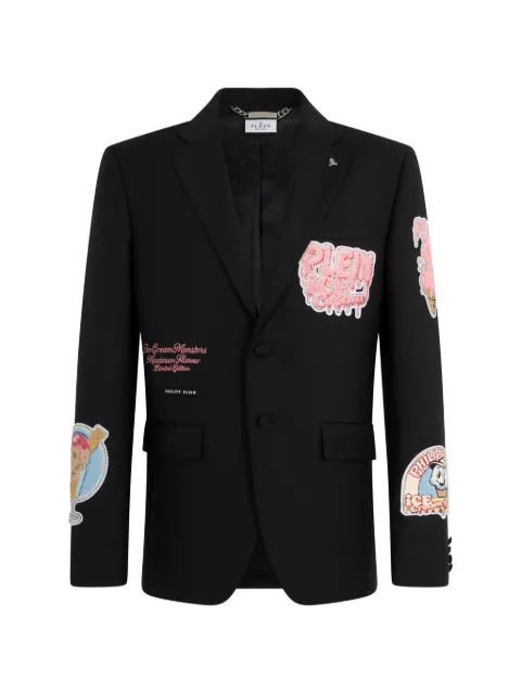 Philipp Plein blazer con parches