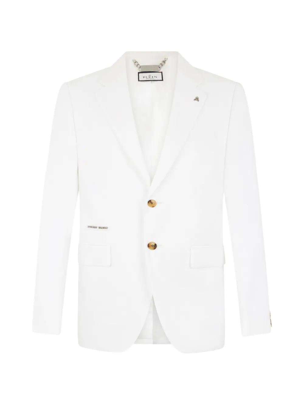 Philipp Plein miami vice fit blazer - White