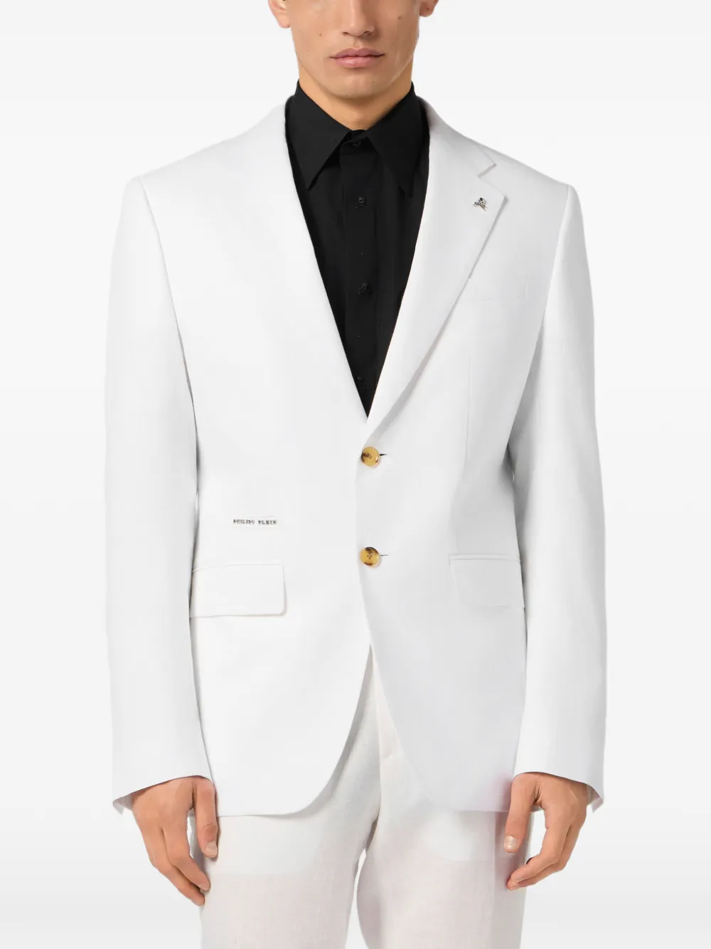 Philipp Plein Miami Vice fit blazer Wit