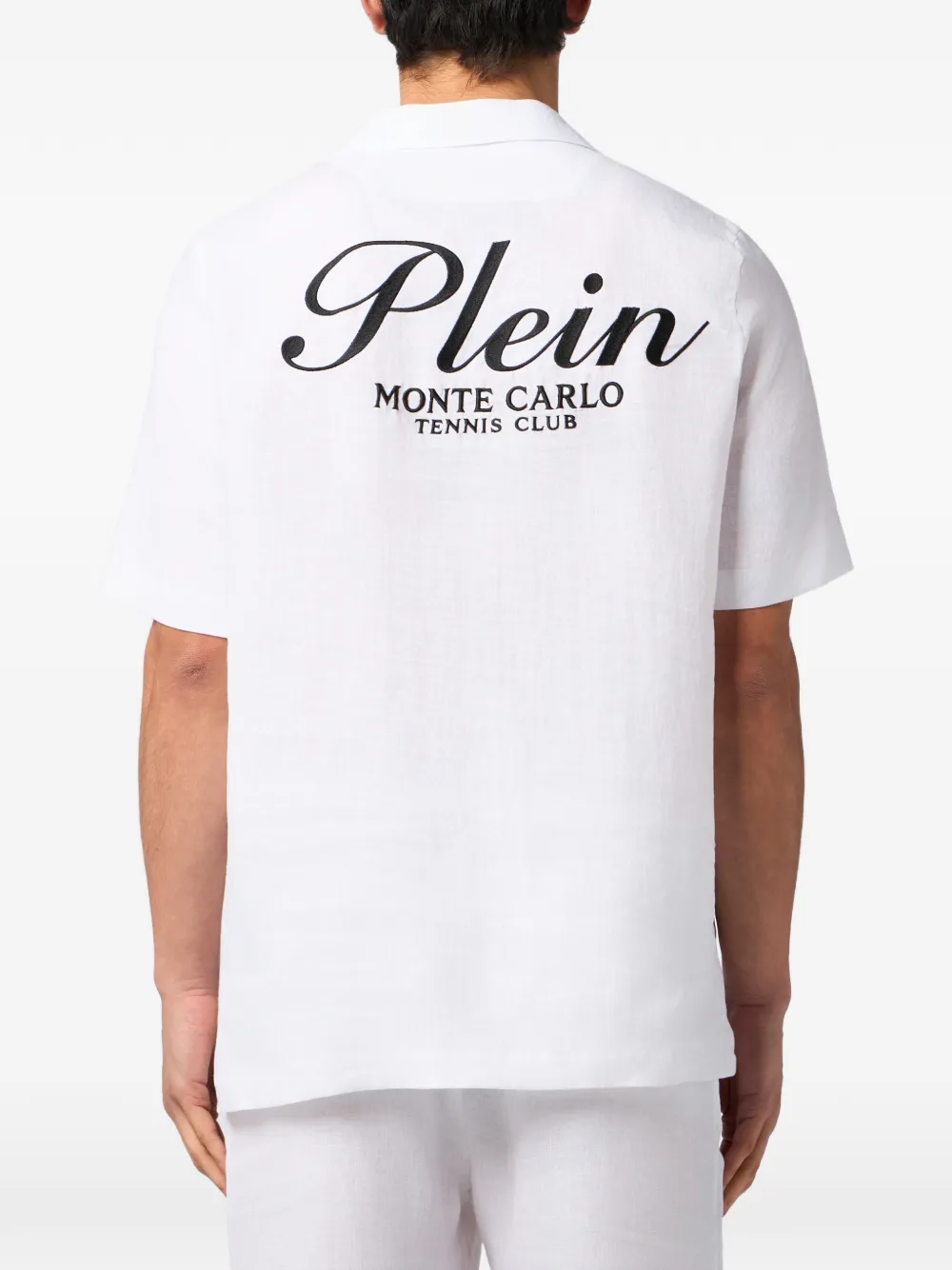 Philipp Plein Bowling Tennis Club overhemd Wit