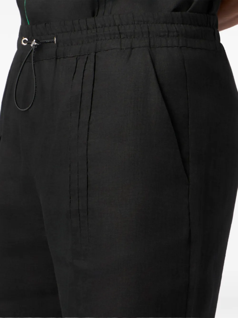 Philipp Plein linnen tennisshorts met trekkoord Zwart