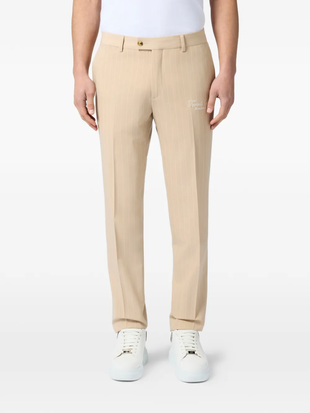  Philipp Plein Pinstripe Trousers - Neutrals 