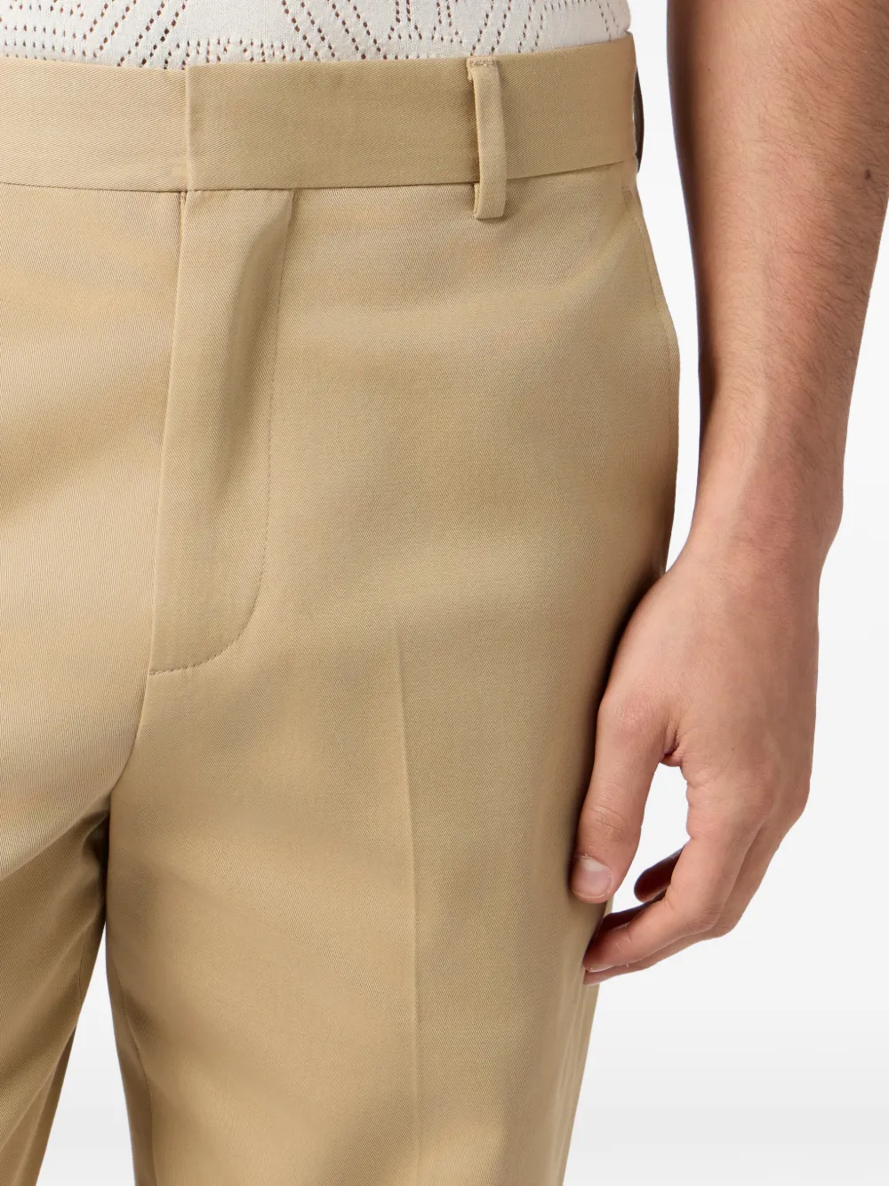 Philipp Plein Ruimvallende broek Beige