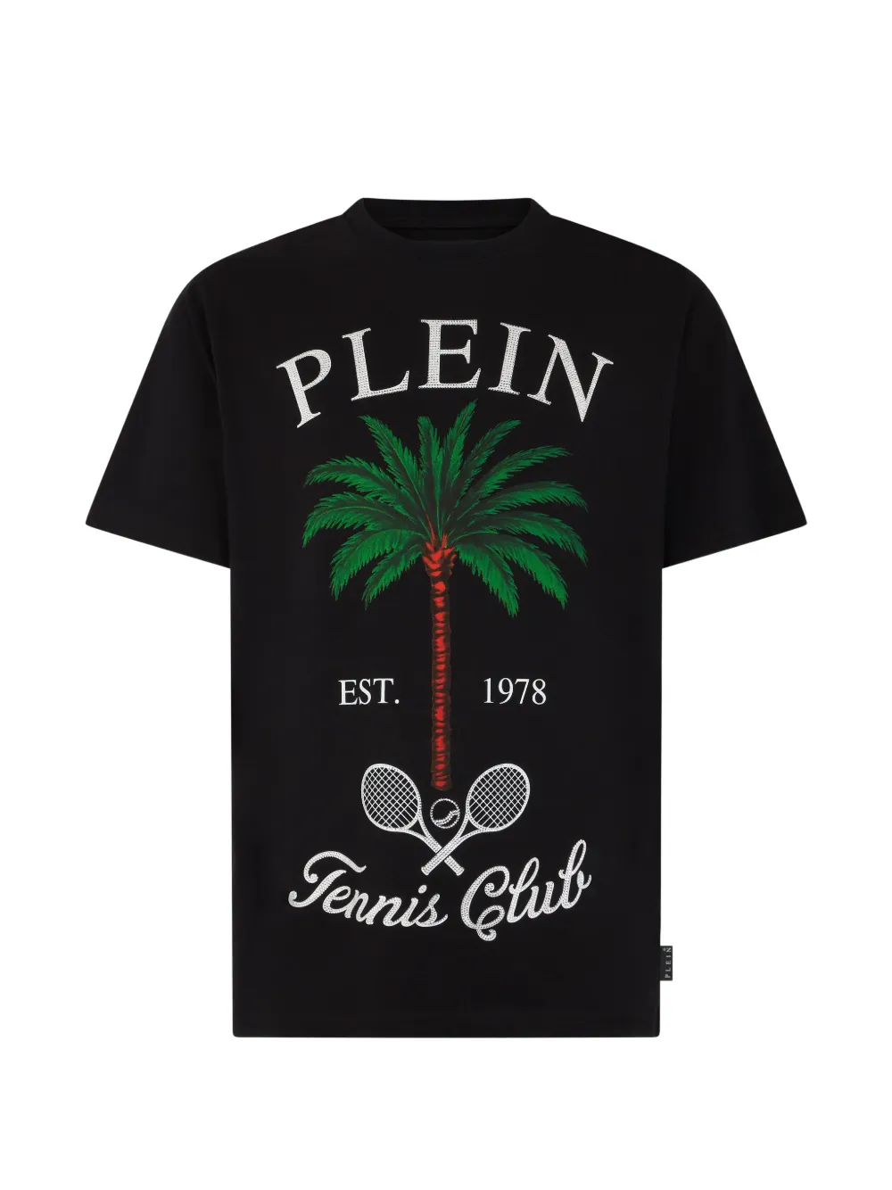 Philipp Plein T-Shirt mit rundem Ausschnitt - Schwarz