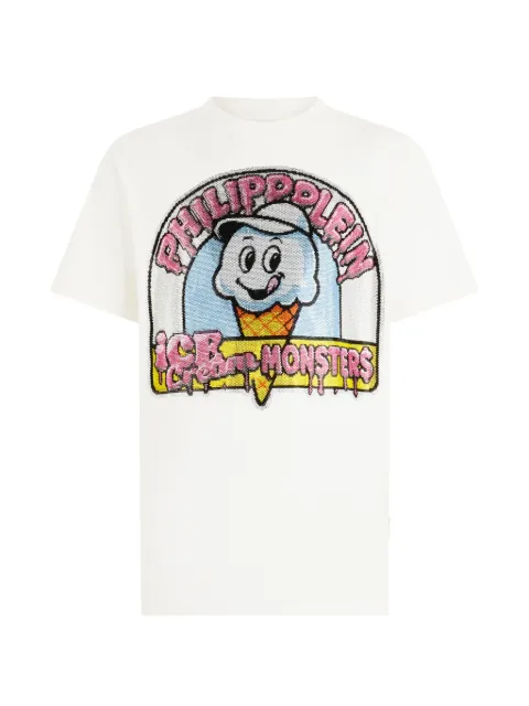 Philipp Plein ice cream monsters round neck T-shirt