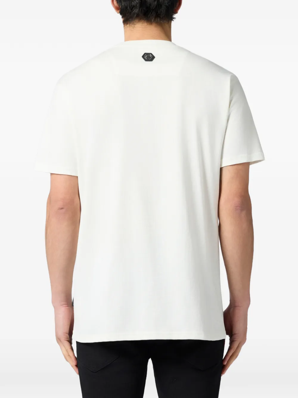 Philipp Plein Ice Cream Monsters T-shirt met ronde hals Wit