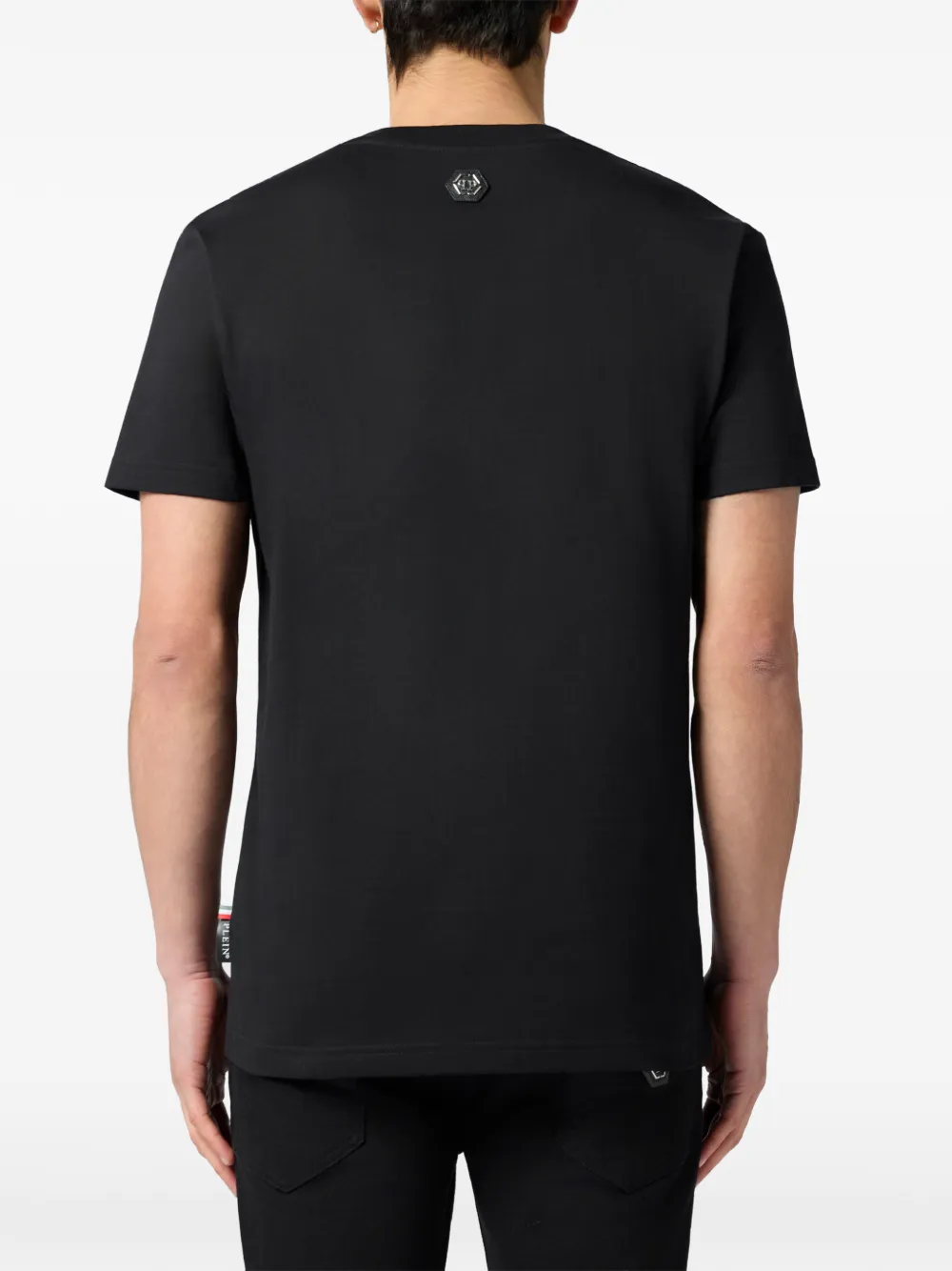 Philipp Plein T-shirt met ronde hals Zwart