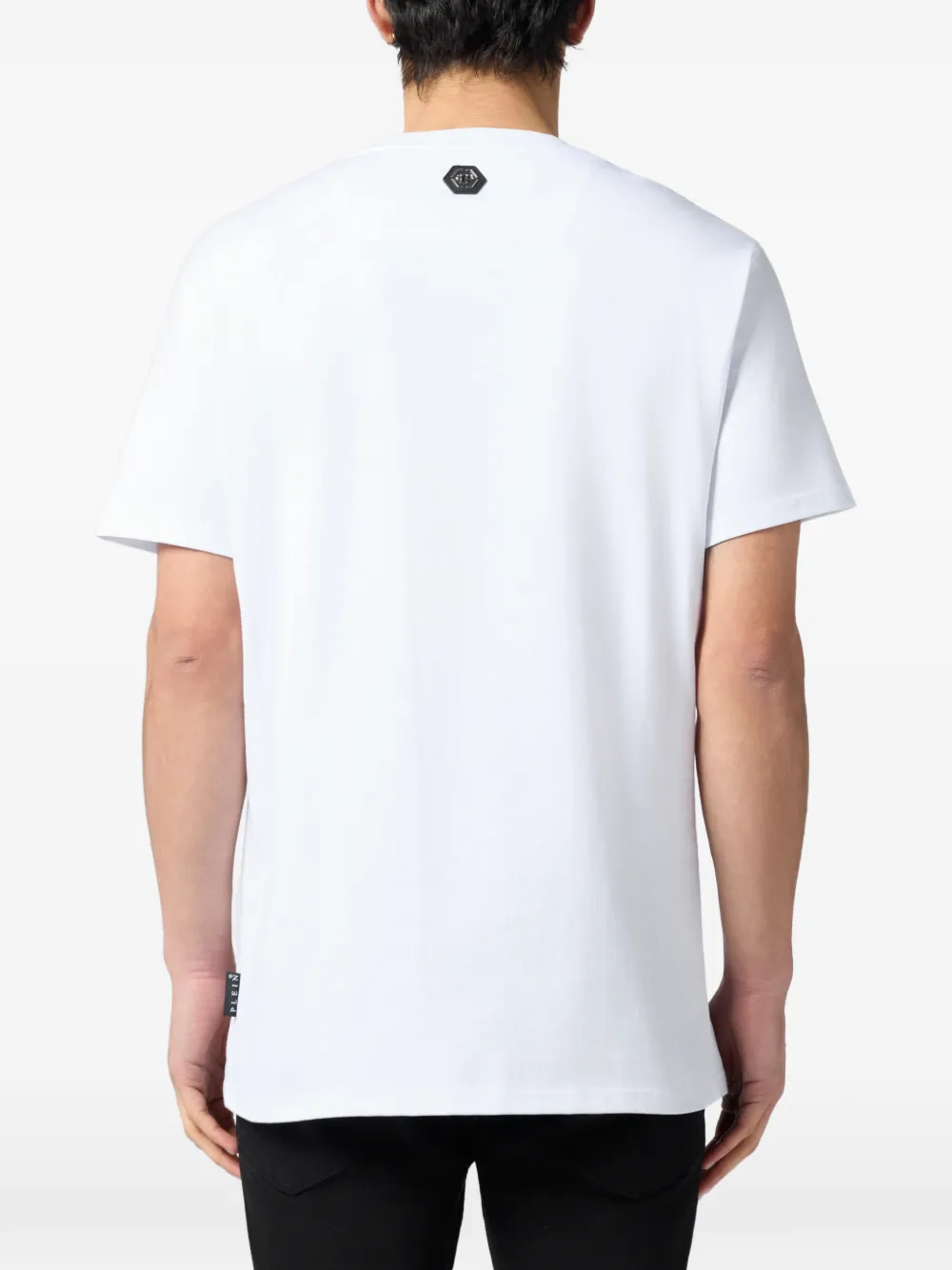 Philipp Plein Tennis Ice Cream T-shirt met ronde hals Wit