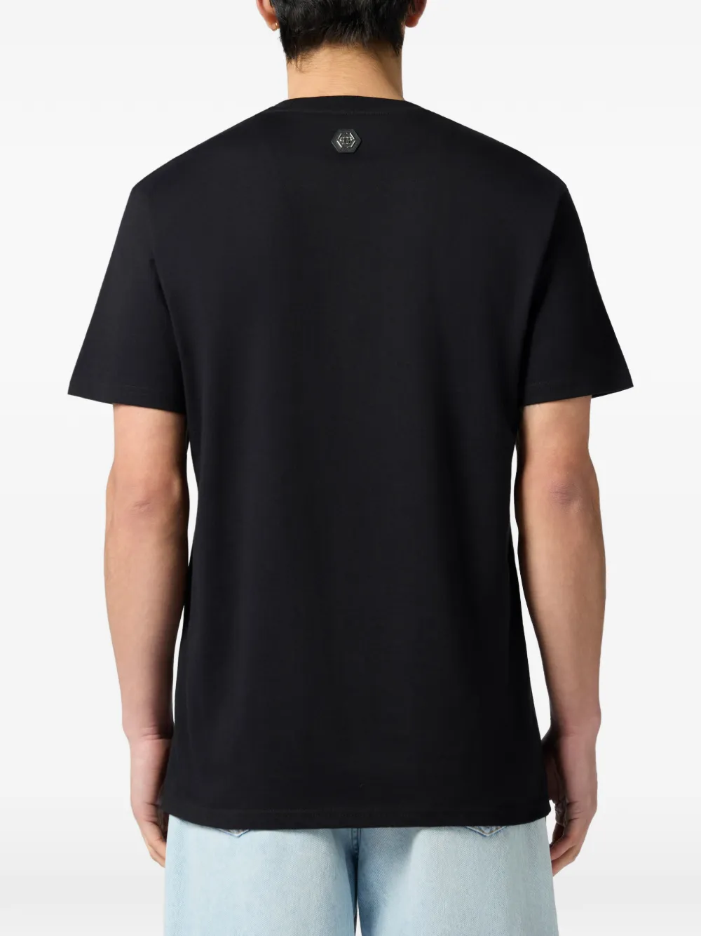 Philipp Plein T-shirt met ronde hals en grafische print Zwart
