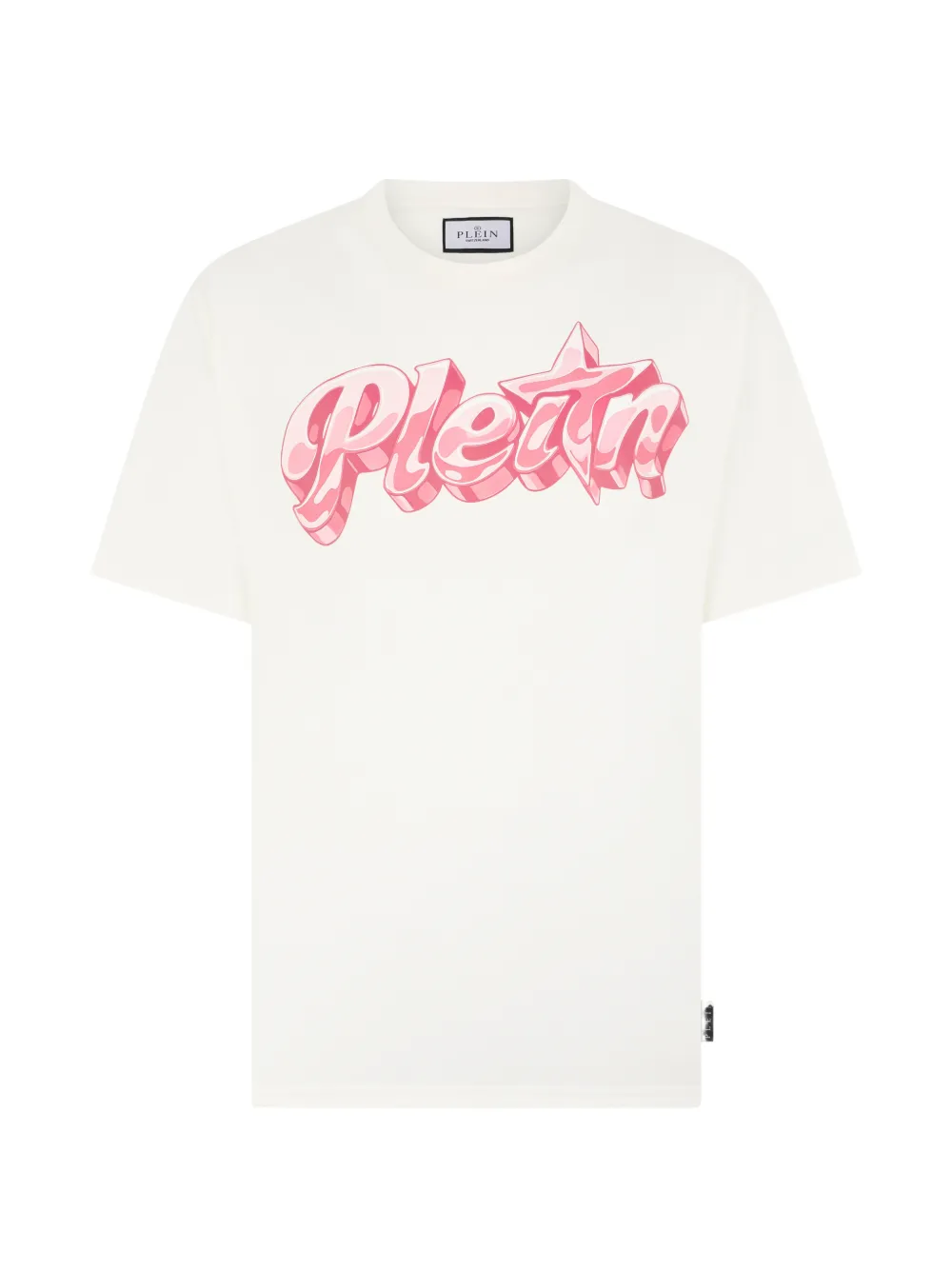 Philipp Plein T-Shirt mit grafischem Print - Nude
