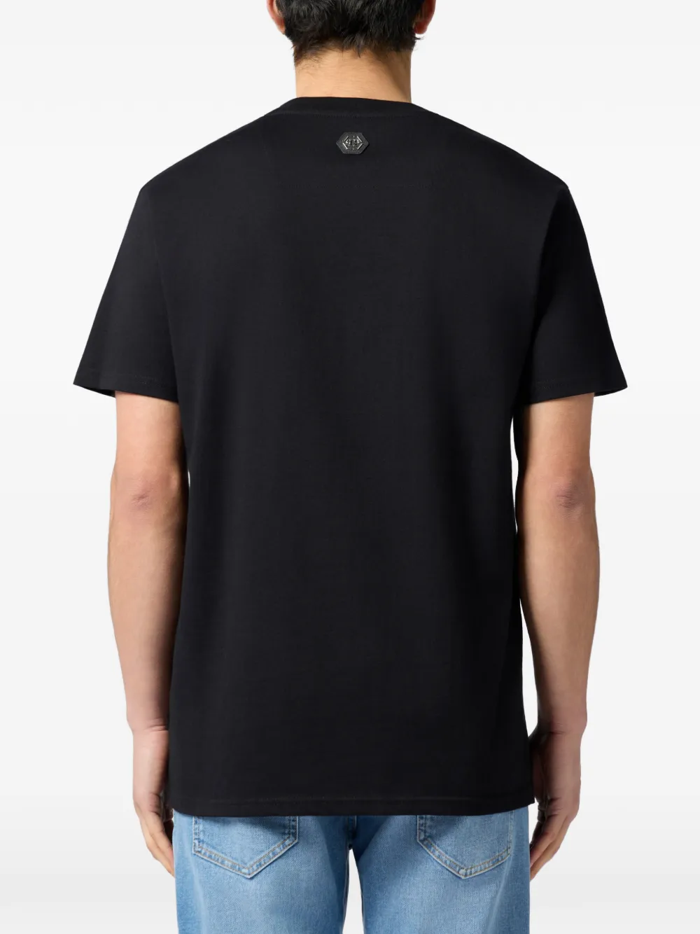 Philipp Plein T-shirt met ronde hals Zwart