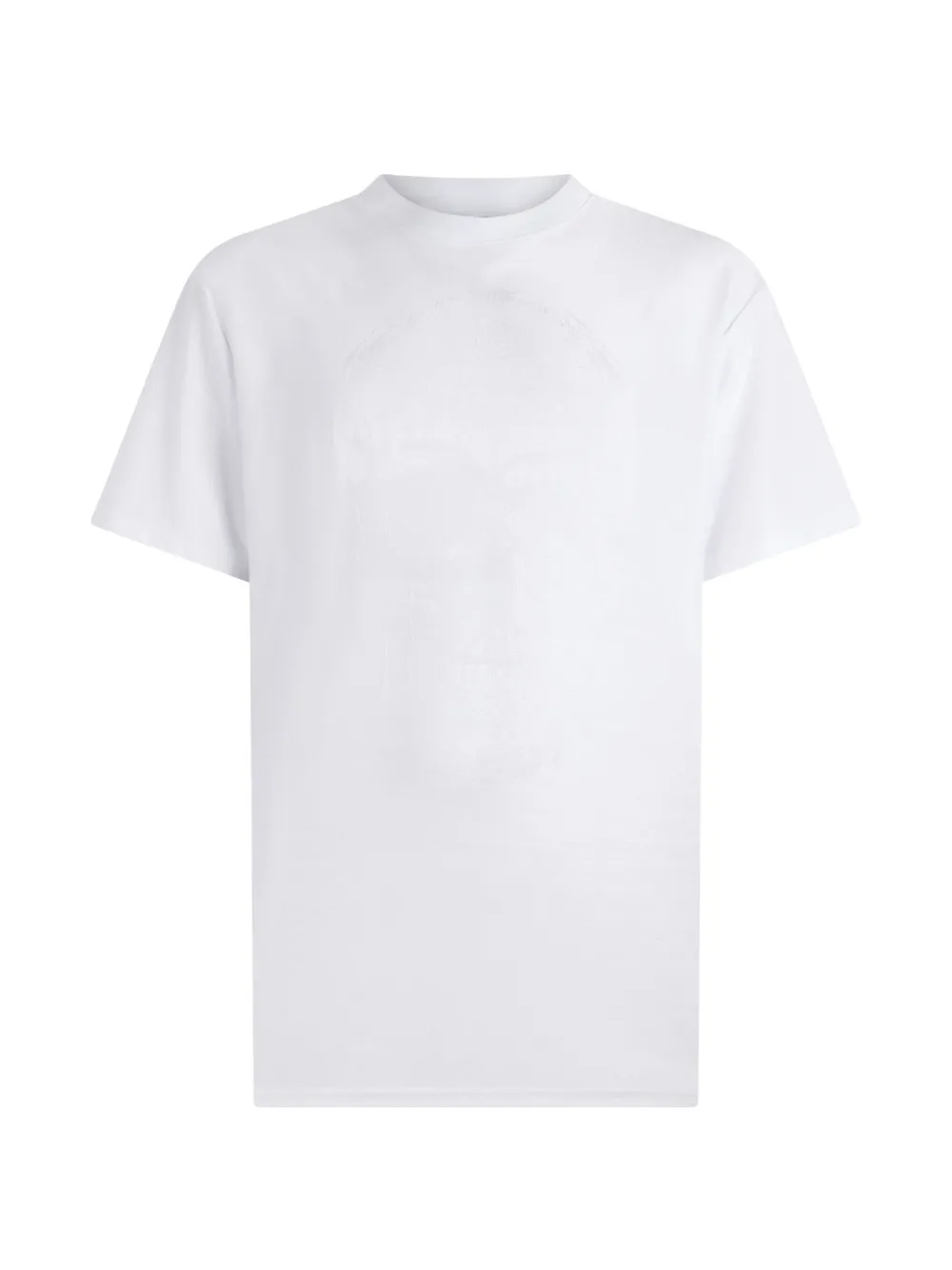 Philipp Plein T-shirt con teschio jacquard - Bianco