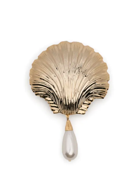 Rowen Rose shell drop earrings