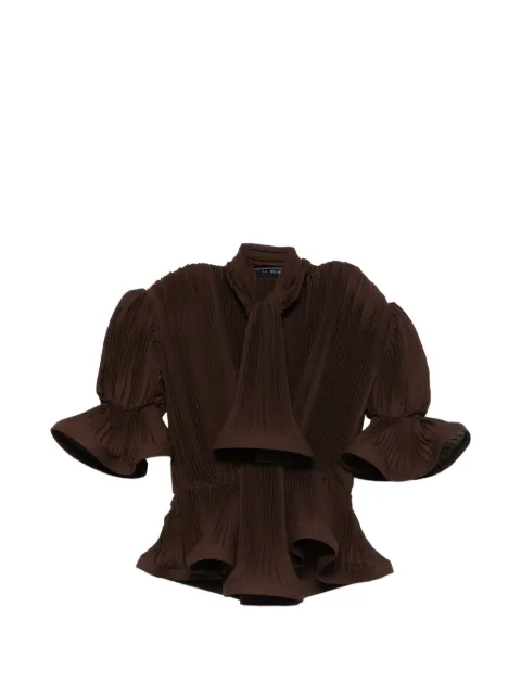 Rowen Rose blusa con pliegues