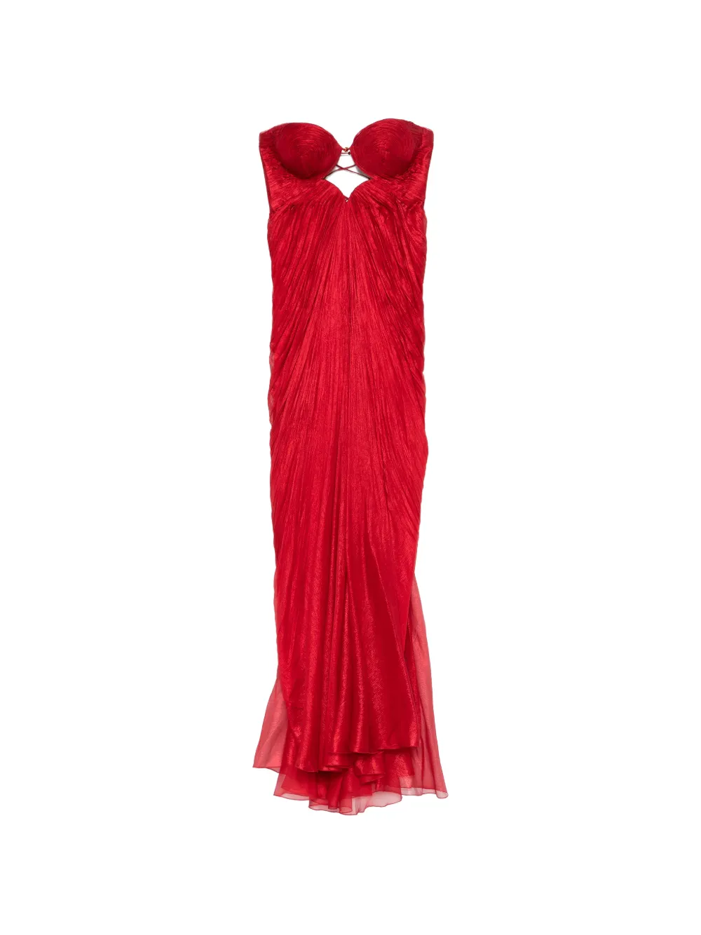 Maria Lucia Hohan Julieta draped dress - Rosso