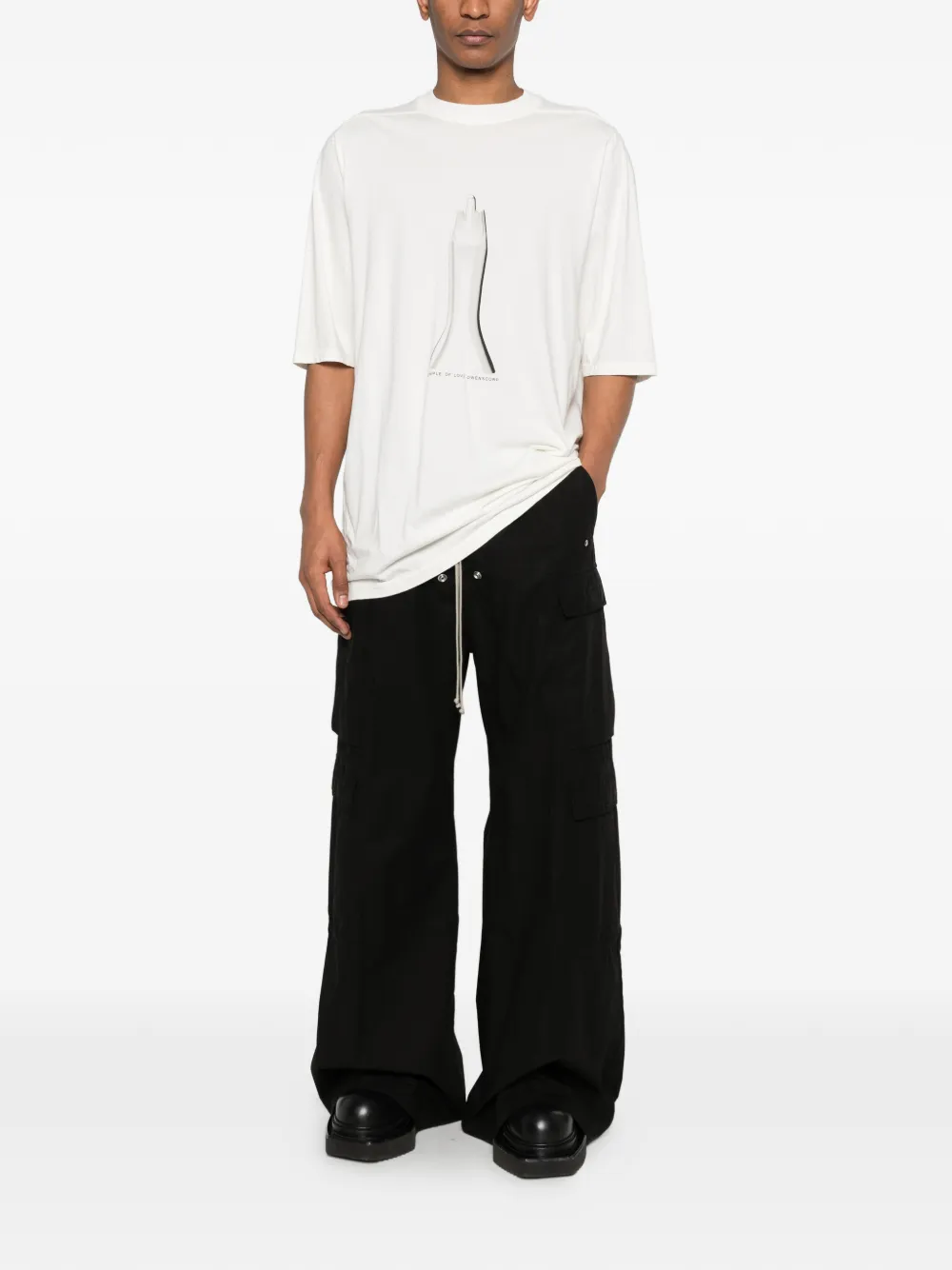 Rick Owens DRKSHDW Cargo broek Zwart