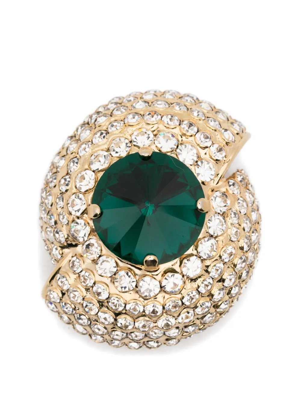 Rowen Rose embellished earrings - Gold