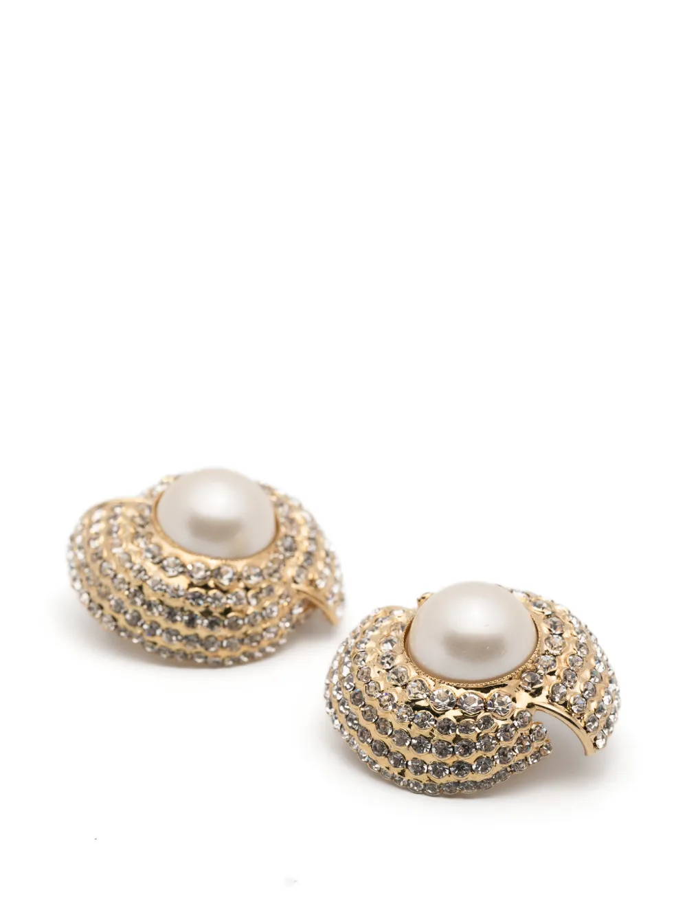  Rowen Rose Embellished Earrings - Gold 