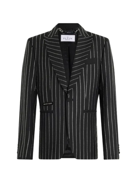 Philipp Plein jacquard striped blazer