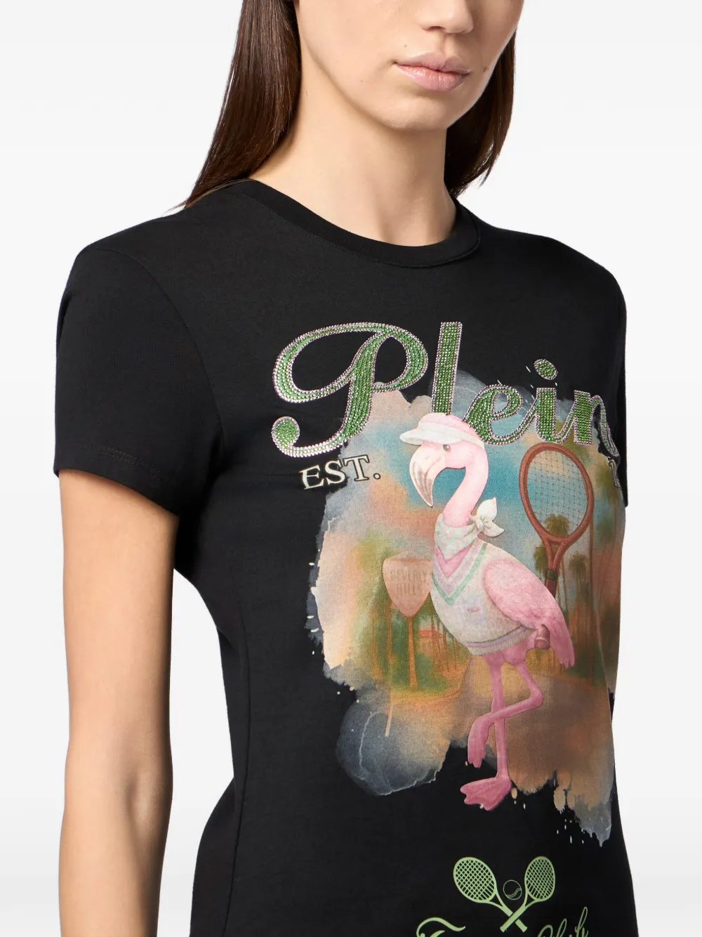 Philipp Plein Pure Fit T-shirt Zwart