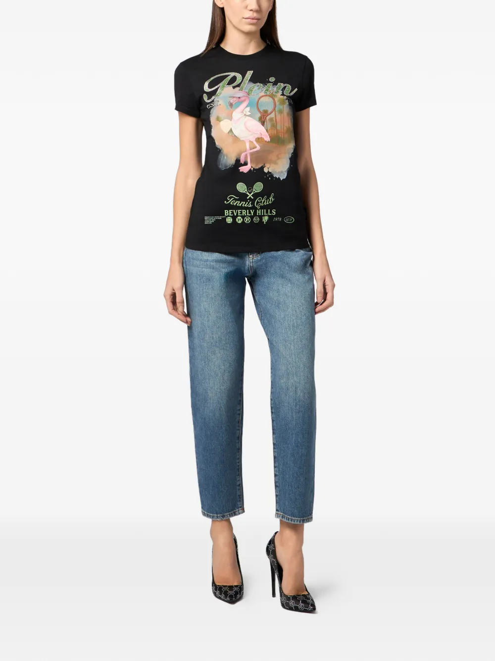 Philipp Plein Pure Fit T-shirt Zwart