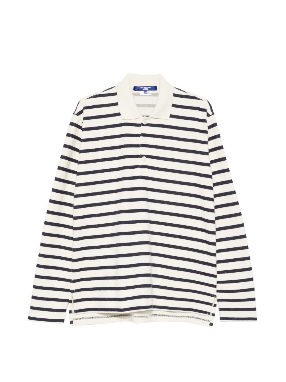 Junya Watanabe MAN striped polo shirt - Toni neutri