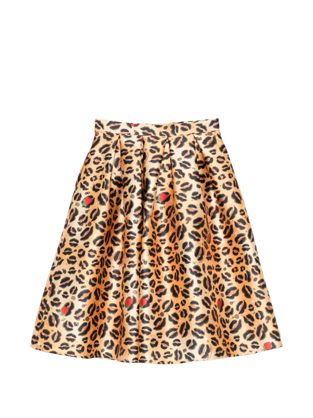  Alessandro Enriquez Animal-print Midi Skirt - Neutrals 