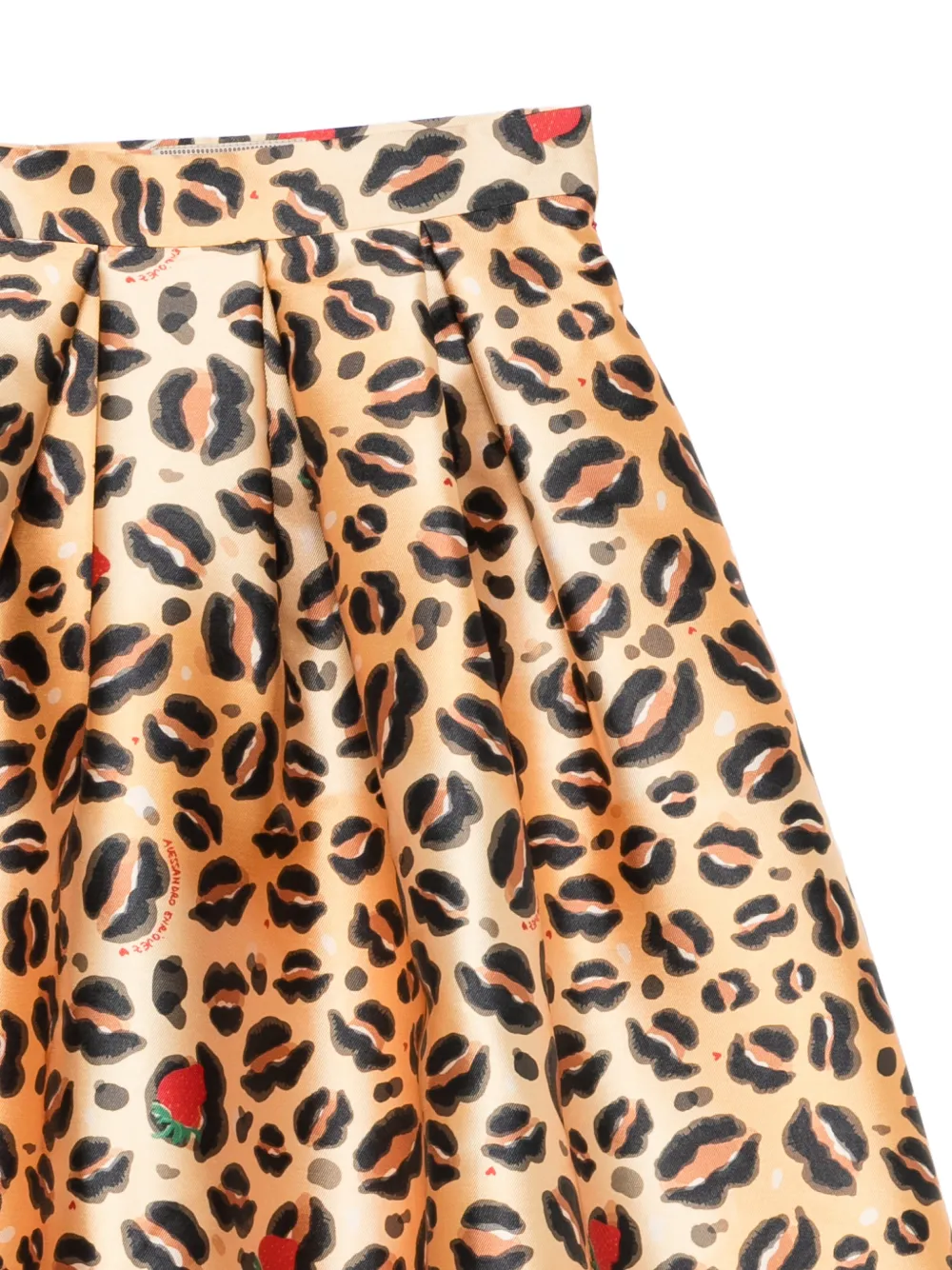  Alessandro Enriquez Animal-print Midi Skirt - Neutrals 