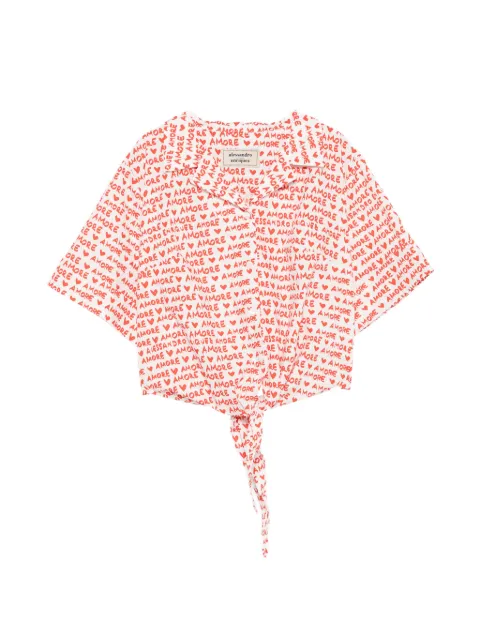 alessandro enriquez chemise à motif amore