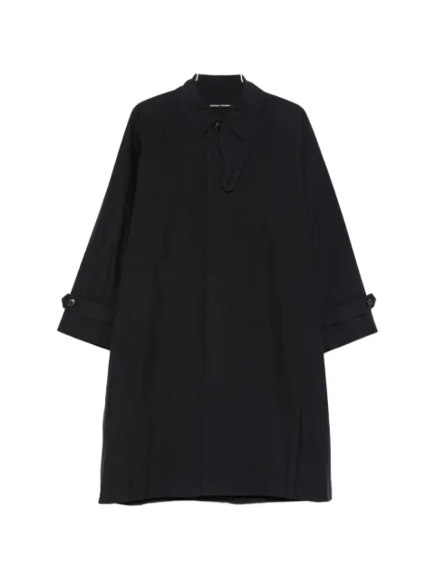 nicholson & nicholson buttoned trench coat