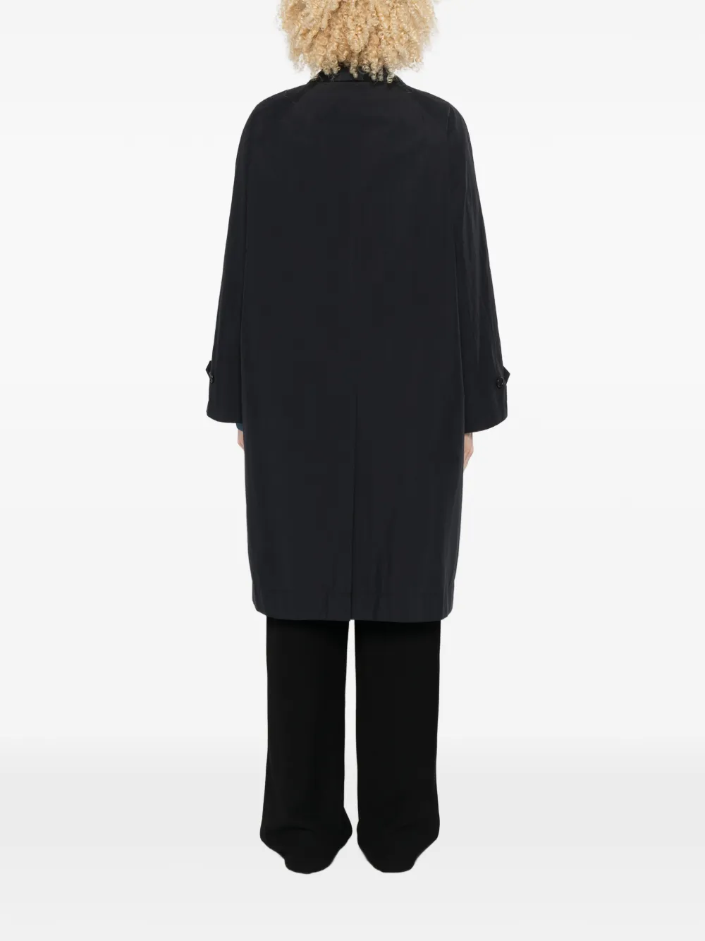 Buttoned Trench Coat