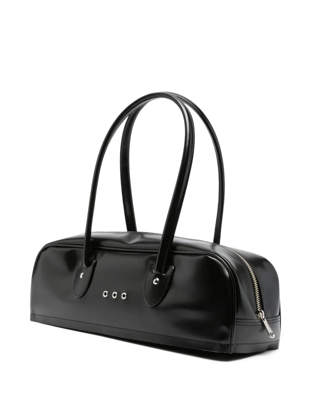 faux-leather shoulder bag