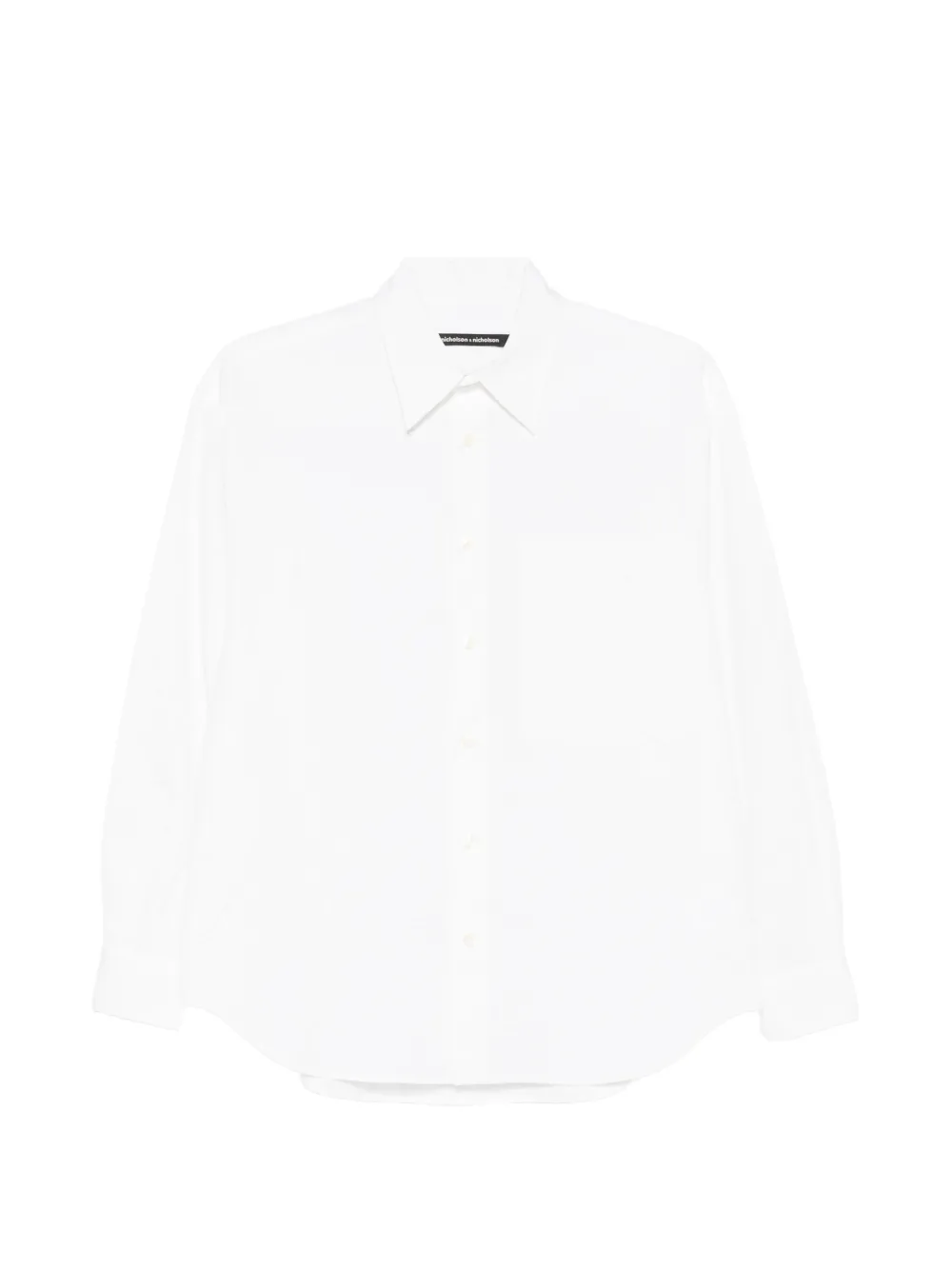 nicholson & nicholson button-fastening shirt - Bianco