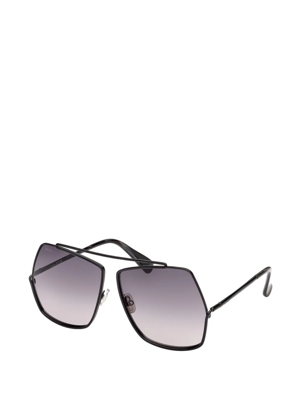  Max Mara Eyewear Geometric-frame Sunglasses - Black 