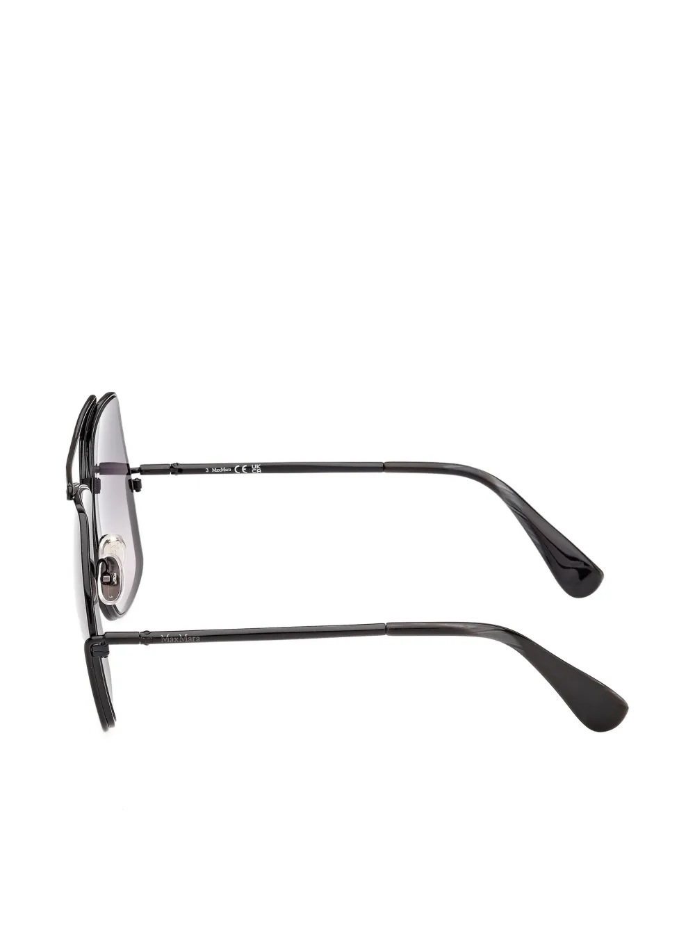  Max Mara Eyewear Geometric-frame Sunglasses - Black 