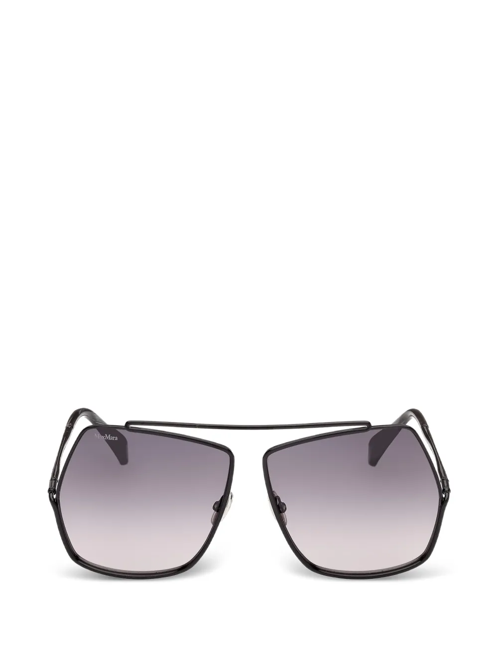 Max Mara Eyewear geometric-frame sunglasses - Nero