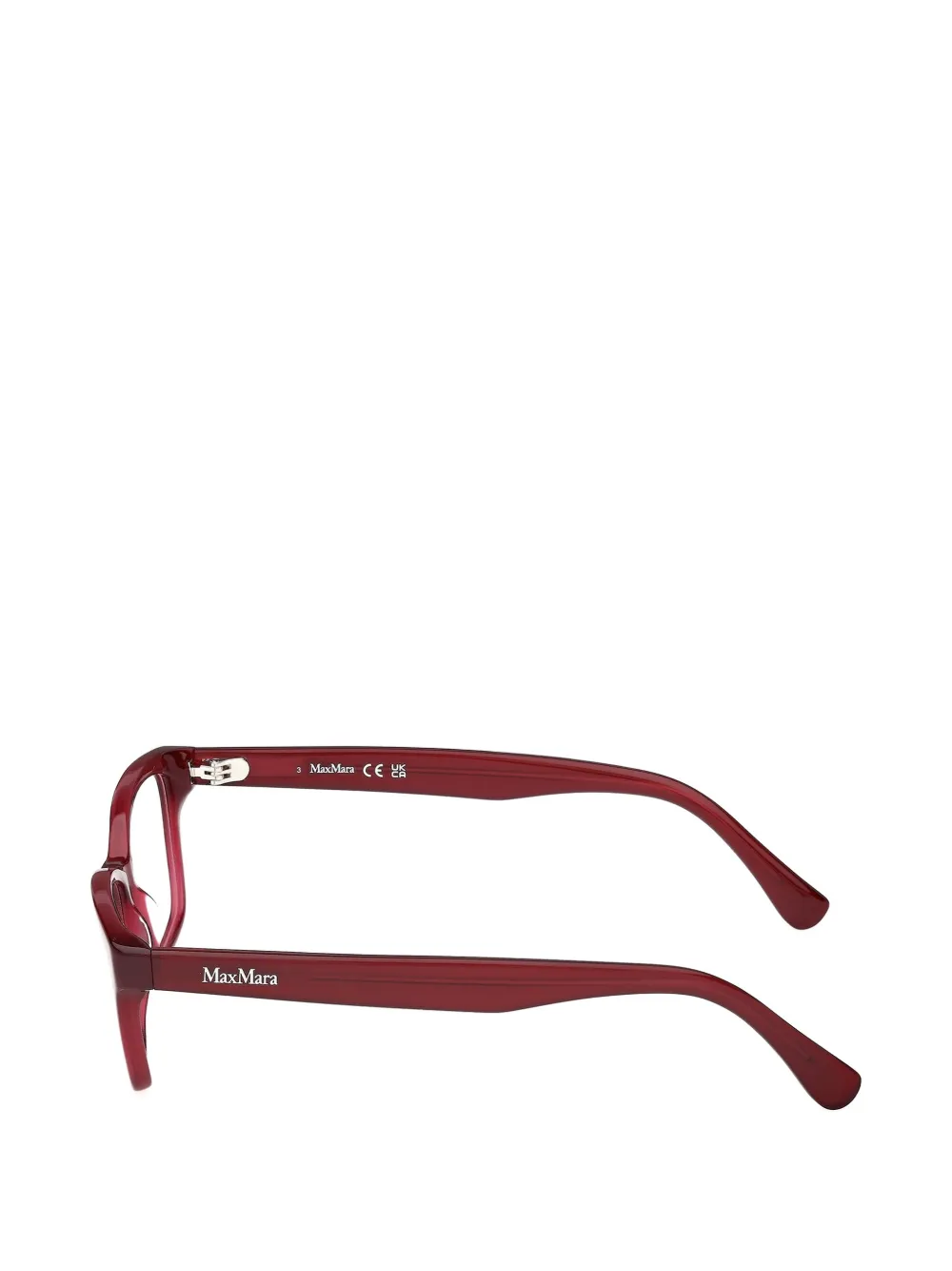  Max Mara Eyewear Rectangle-frame Glasses - Red 